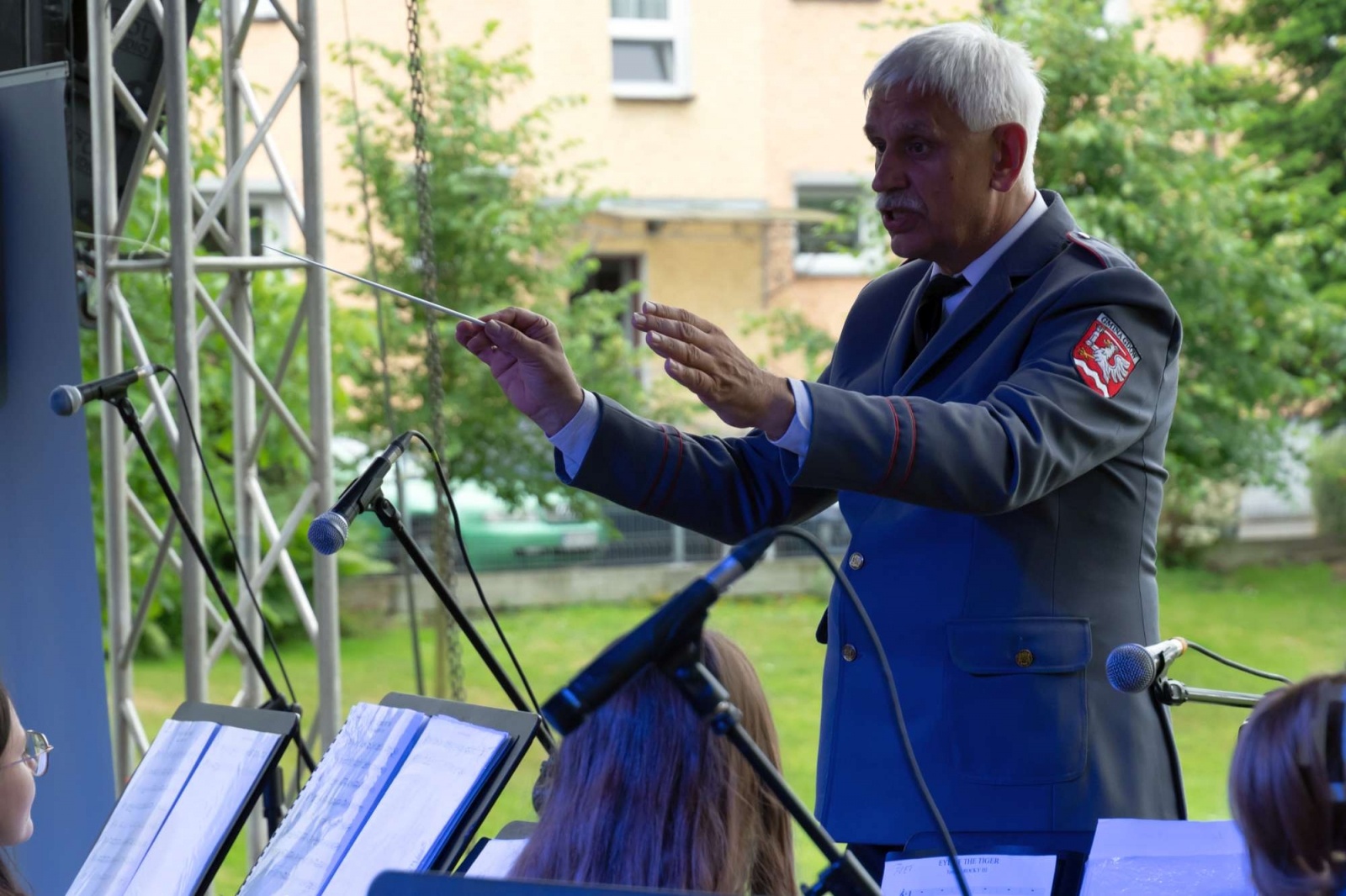 Zdjęcie w galerii na portalu naszwodzislaw.com: Jest w orkiestrach dętych siła. Orkiestra z Gołkowic na podium w Tworkowie wiadomości z regionu