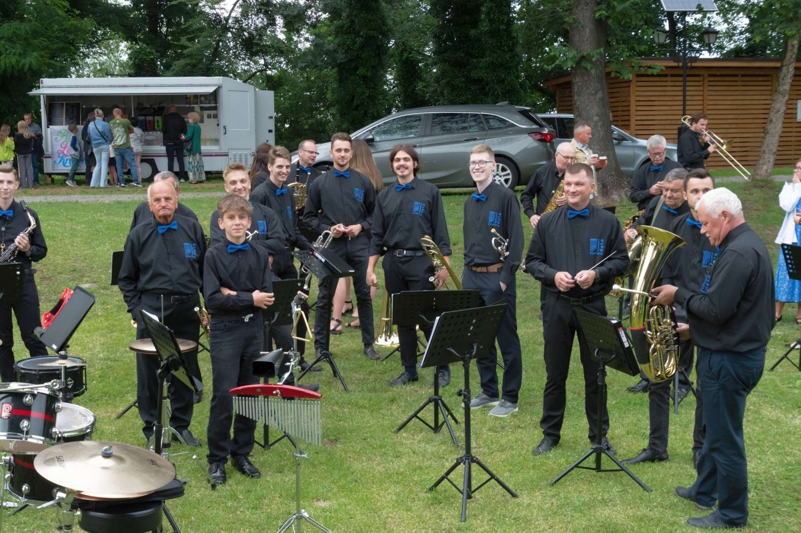 Zdjęcie w galerii na portalu naszwodzislaw.com: Jest w orkiestrach dętych siła. Orkiestra z Gołkowic na podium w Tworkowie wiadomości z regionu