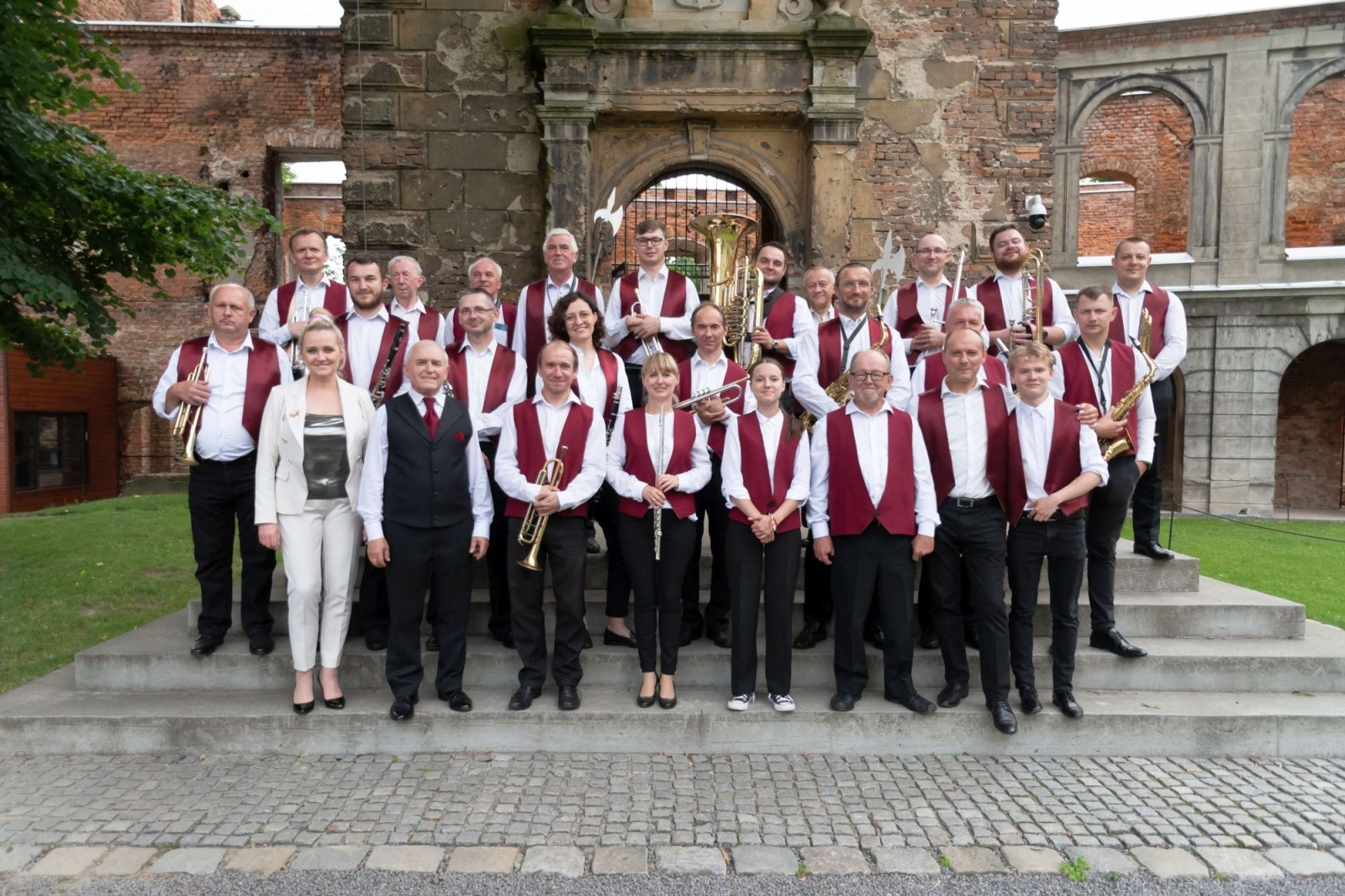 Zdjęcie w galerii na portalu naszwodzislaw.com: Jest w orkiestrach dętych siła. Orkiestra z Gołkowic na podium w Tworkowie wiadomości z regionu