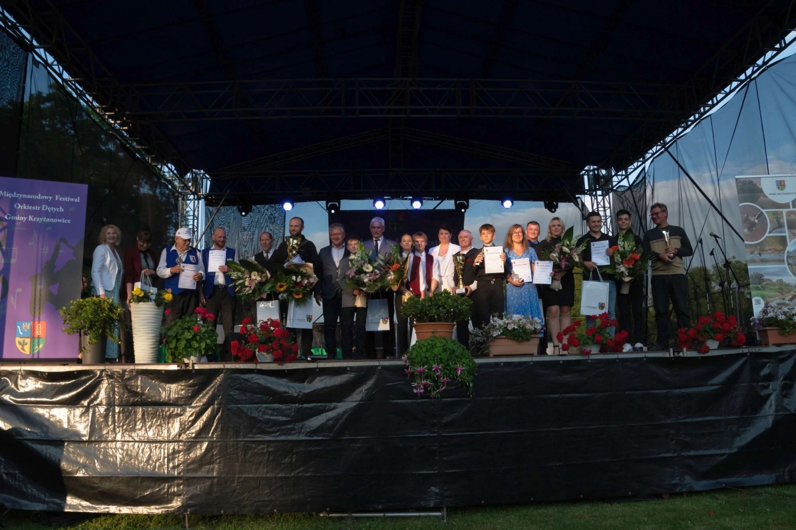 Zdjęcie w galerii na portalu naszwodzislaw.com: Jest w orkiestrach dętych siła. Orkiestra z Gołkowic na podium w Tworkowie wiadomości z regionu