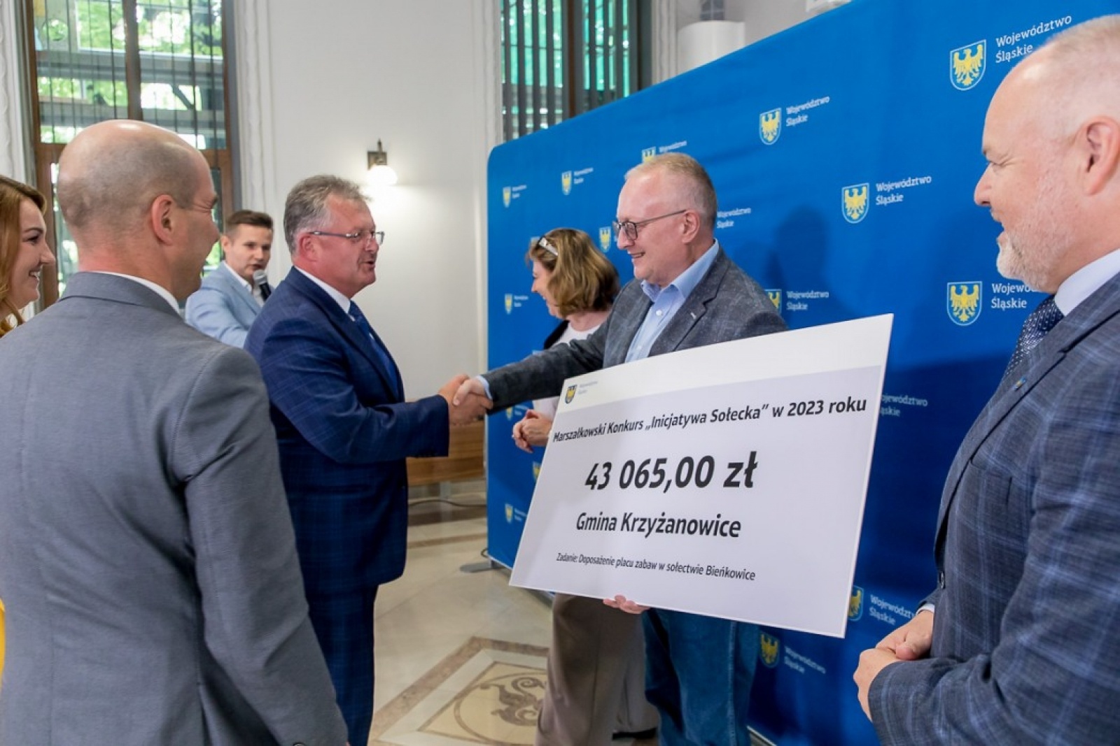 Zdjęcie w galerii na portalu naszwodzislaw.com: Inicjatywa sołecka. Wsparcie dla gmin powiatu wodzisławskiego wiadomości z regionu