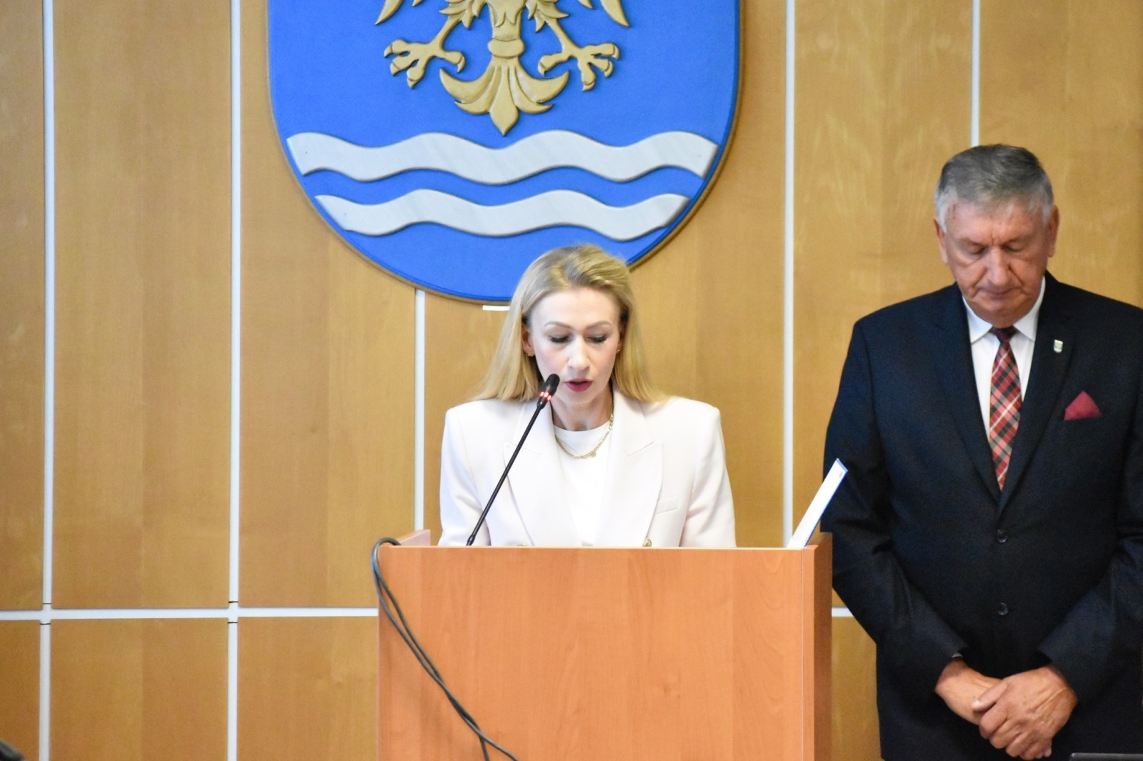 Zdjęcie w galerii na portalu naszwodzislaw.com: Magdalena Spandel oficjalnie radną Gminy Godów wiadomości z regionu