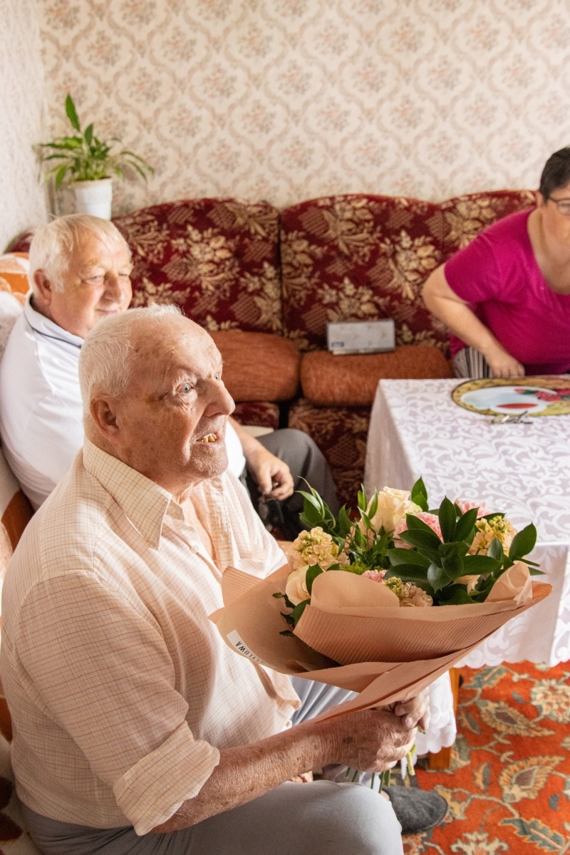 Zdjęcie w galerii na portalu naszwodzislaw.com: Piękny wiek wodzisławianina. Franciszek Gałdyś świętował 103. urodziny wiadomości z regionu