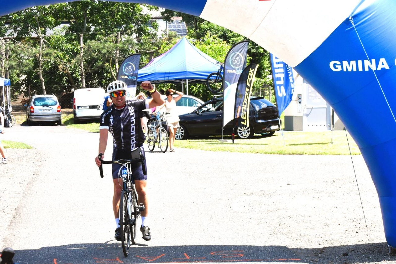 Zdjęcie w galerii na portalu naszwodzislaw.com: Godów gościł uczestników kolarskiego maratonu Tour de Silesia wiadomości z regionu