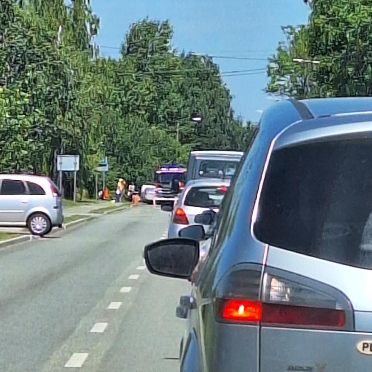 Zdjęcie w galerii na portalu naszwodzislaw.com: Czołowe zderzenie na granicy Pszowa i Rydułtów. Trzy osoby w szpitalu wiadomości z regionu