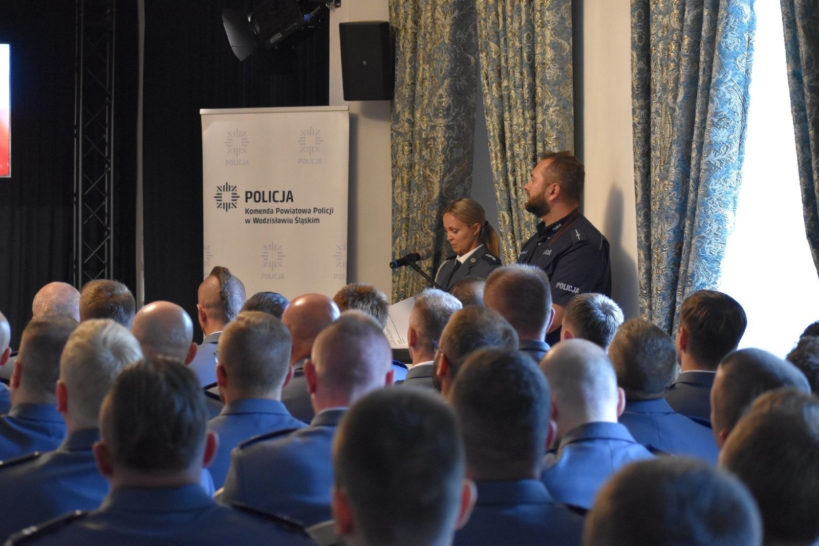 Zdjęcie w galerii na portalu naszwodzislaw.com: Wodzisławscy policjanci uczcili swoje święto [FOTO] wiadomości z regionu