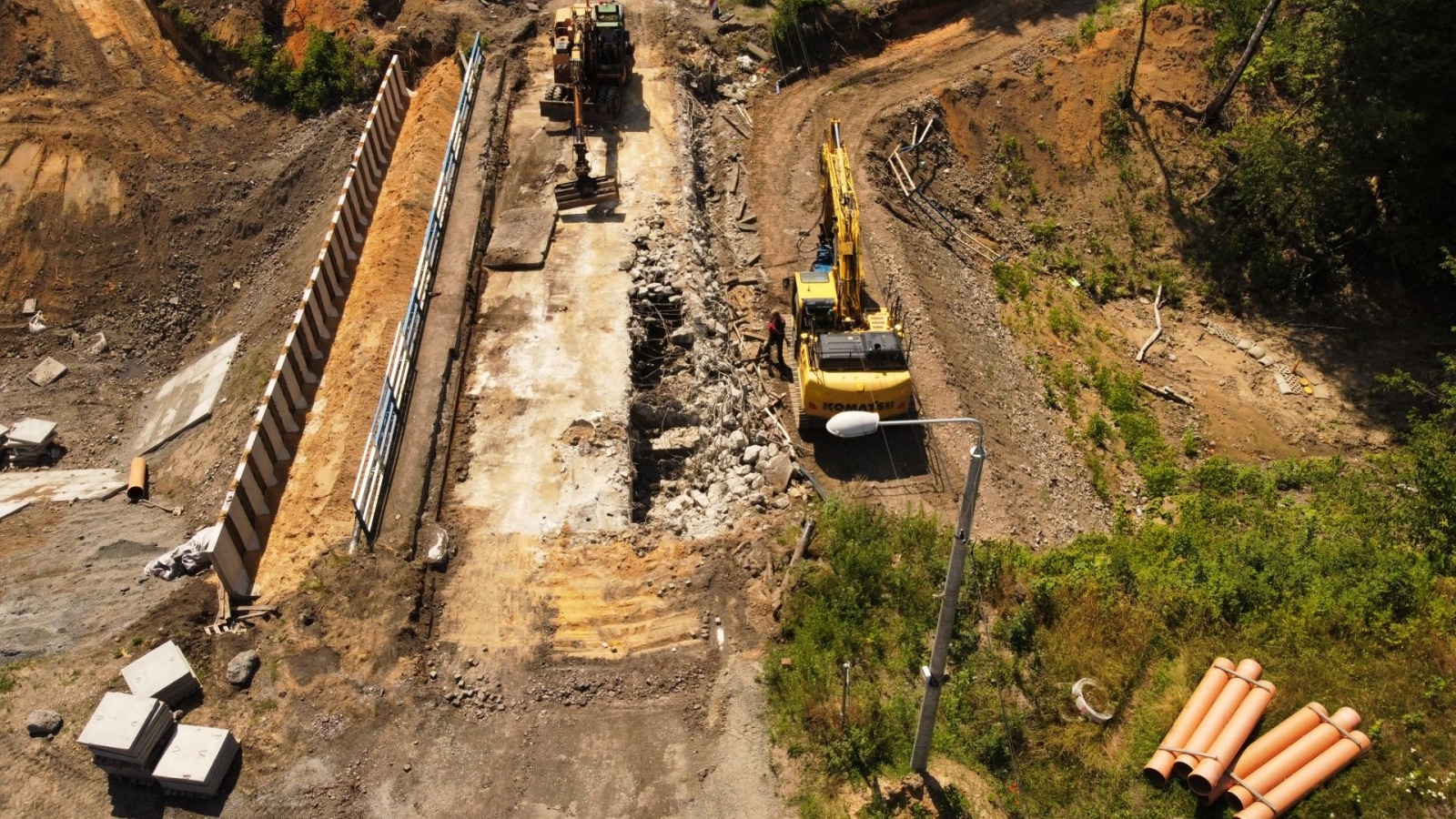 Zdjęcie w galerii na portalu naszwodzislaw.com: Przebudowa ulicy Czarnieckiego idzie pełną parą [FOTO i WIDEO] wiadomości z regionu
