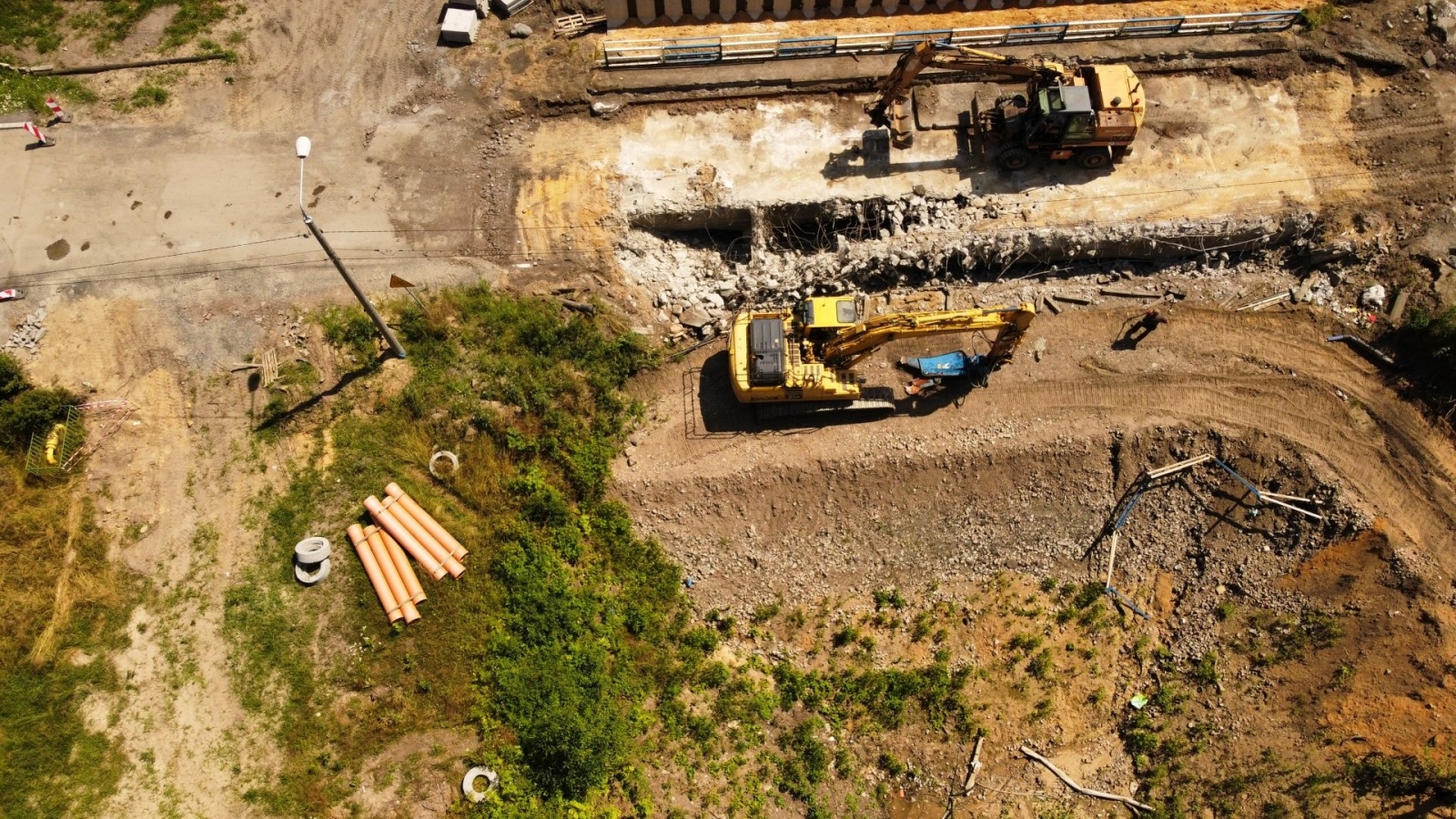 Zdjęcie w galerii na portalu naszwodzislaw.com: Przebudowa ulicy Czarnieckiego idzie pełną parą [FOTO i WIDEO] wiadomości z regionu