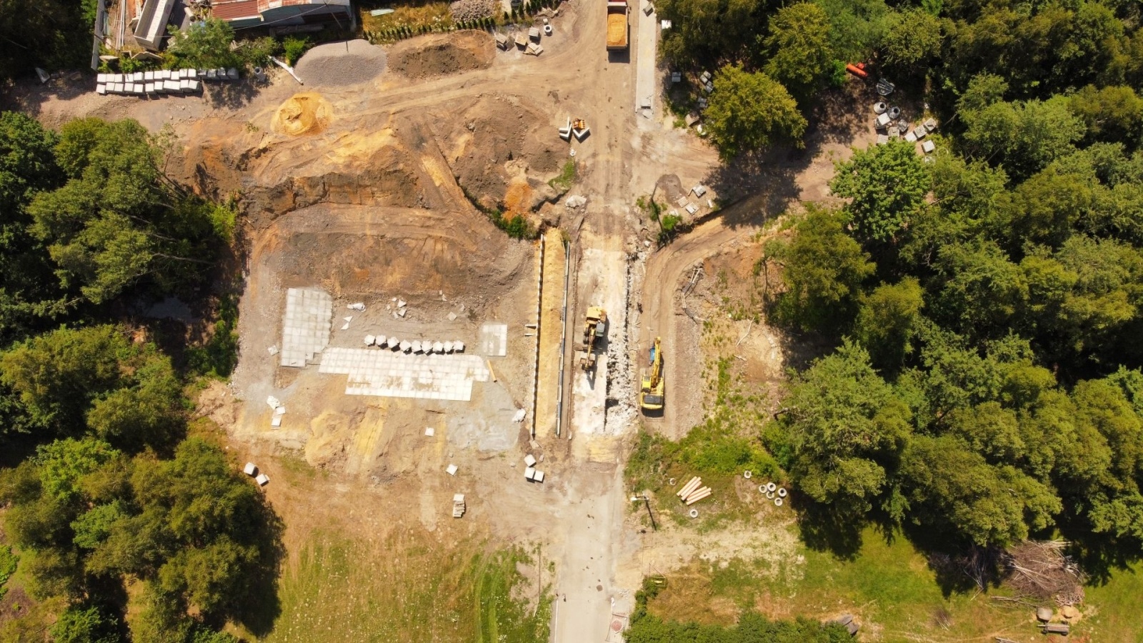 Zdjęcie w galerii na portalu naszwodzislaw.com: Przebudowa ulicy Czarnieckiego idzie pełną parą [FOTO i WIDEO] wiadomości z regionu