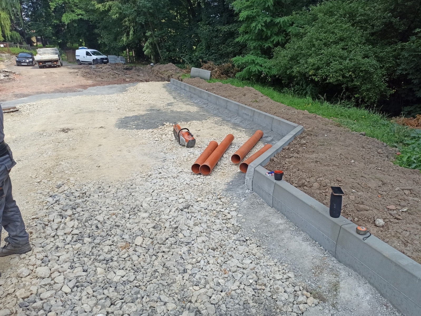 Zdjęcie w galerii na portalu naszwodzislaw.com: Pszów. Parking przy Przedszkolu numer 3 będzie gotowy do końca wakacji wiadomości z regionu