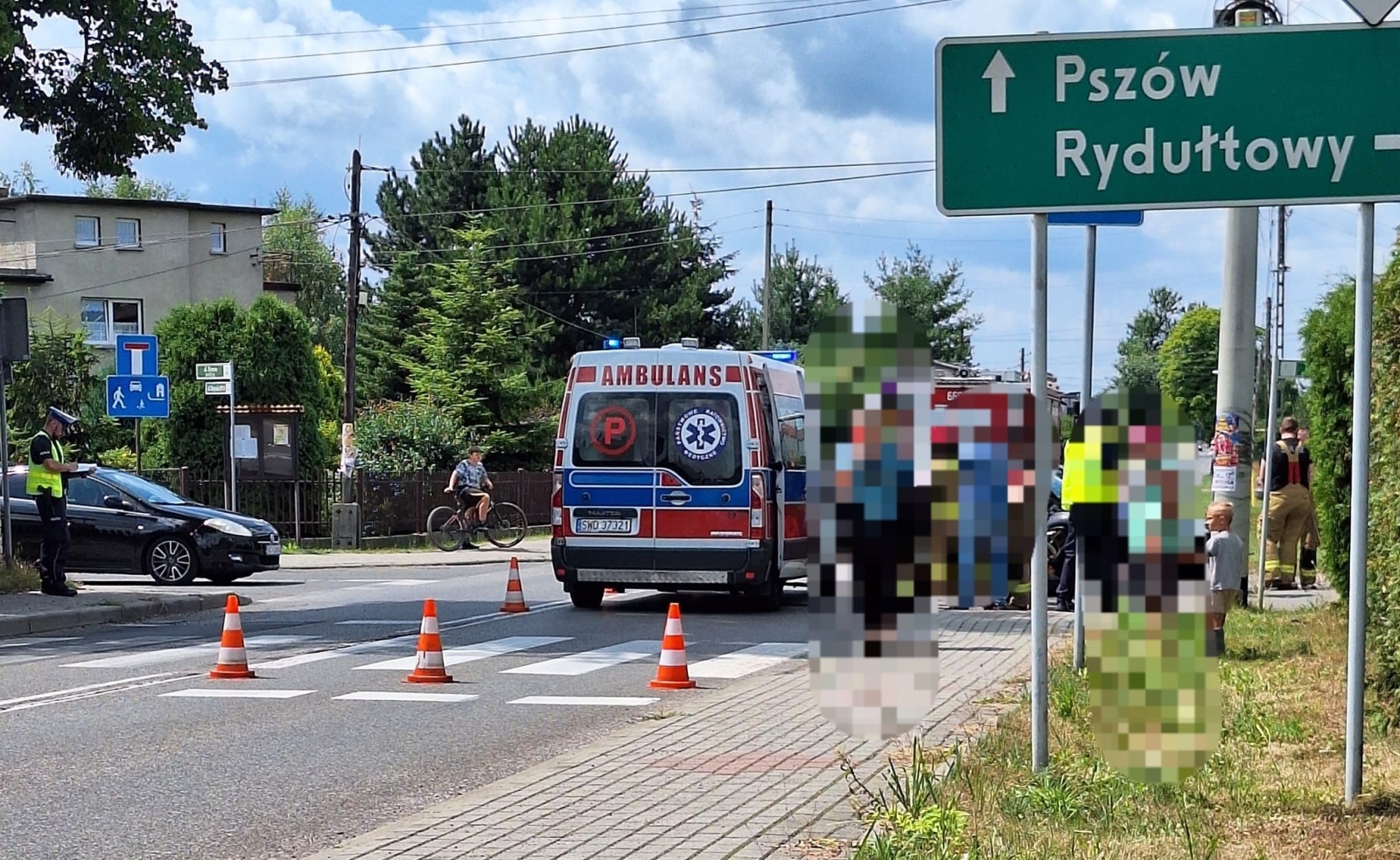 Zdjęcie w galerii na portalu naszwodzislaw.com: BMW zajechało drogę motocykliście wiadomości z regionu