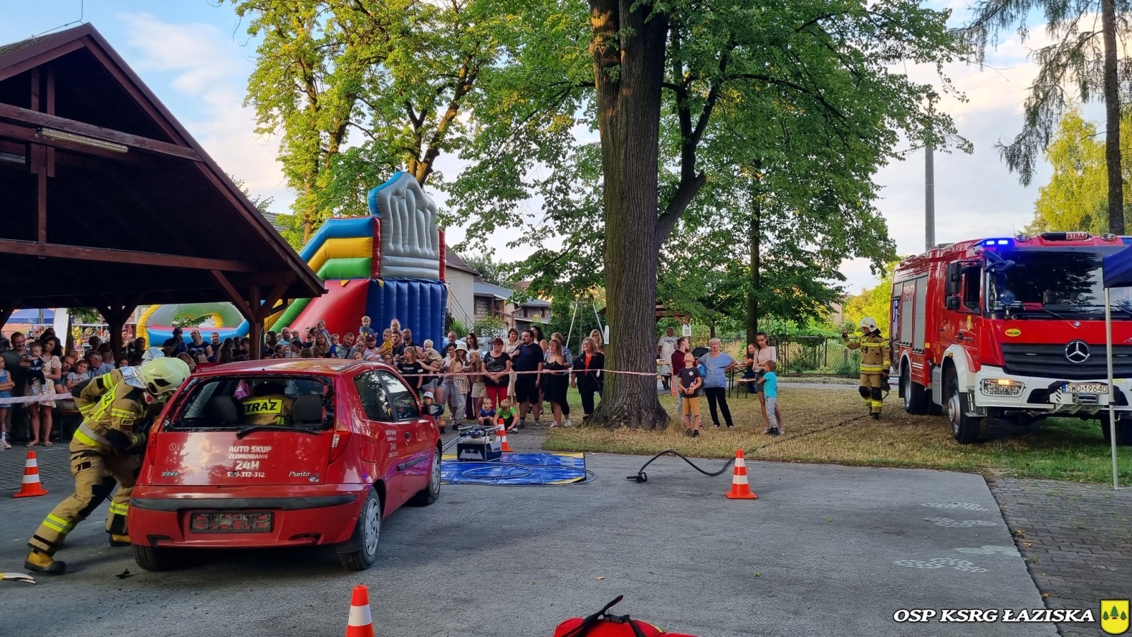 Zdjęcie w galerii na portalu naszwodzislaw.com: Działo się w Łaziskach. Festyn strażacki 2023 za nami [FOTO] wiadomości z regionu