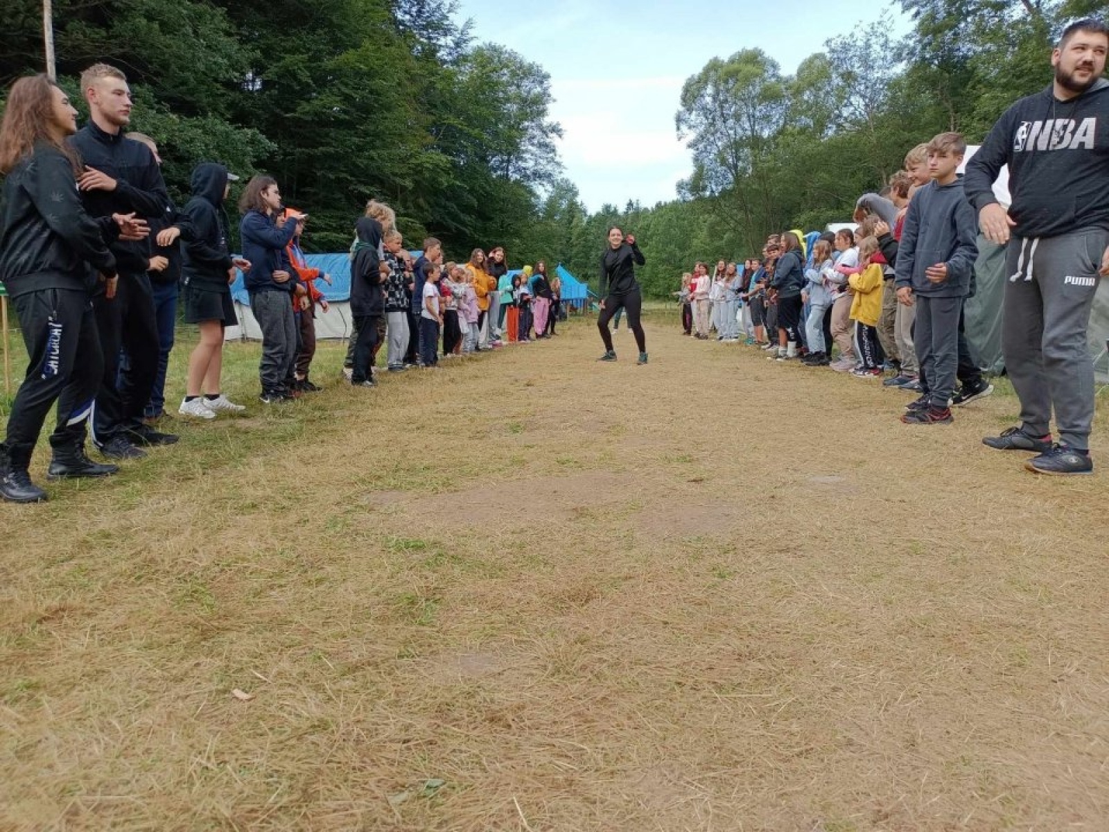 Zdjęcie w galerii na portalu naszwodzislaw.com: Harcerze z Rydułtów na obozie w Jeleśni wiadomości z regionu