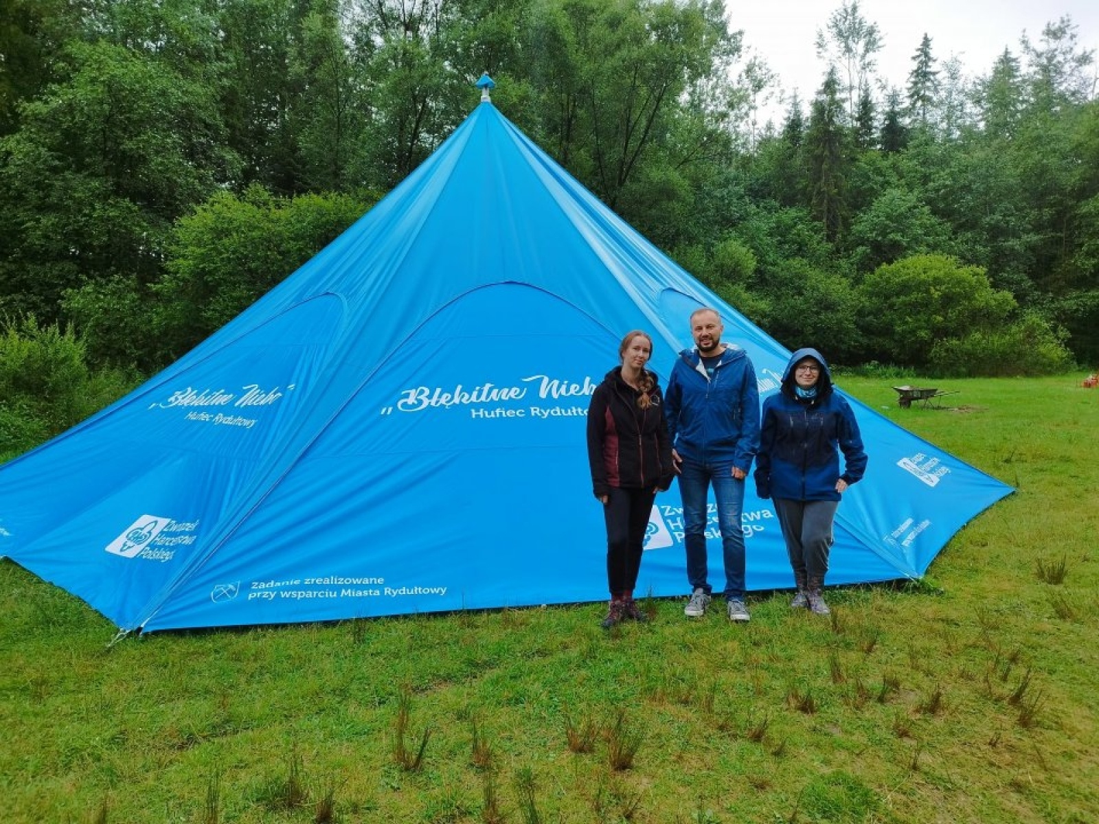 Zdjęcie w galerii na portalu naszwodzislaw.com: Harcerze z Rydułtów na obozie w Jeleśni wiadomości z regionu
