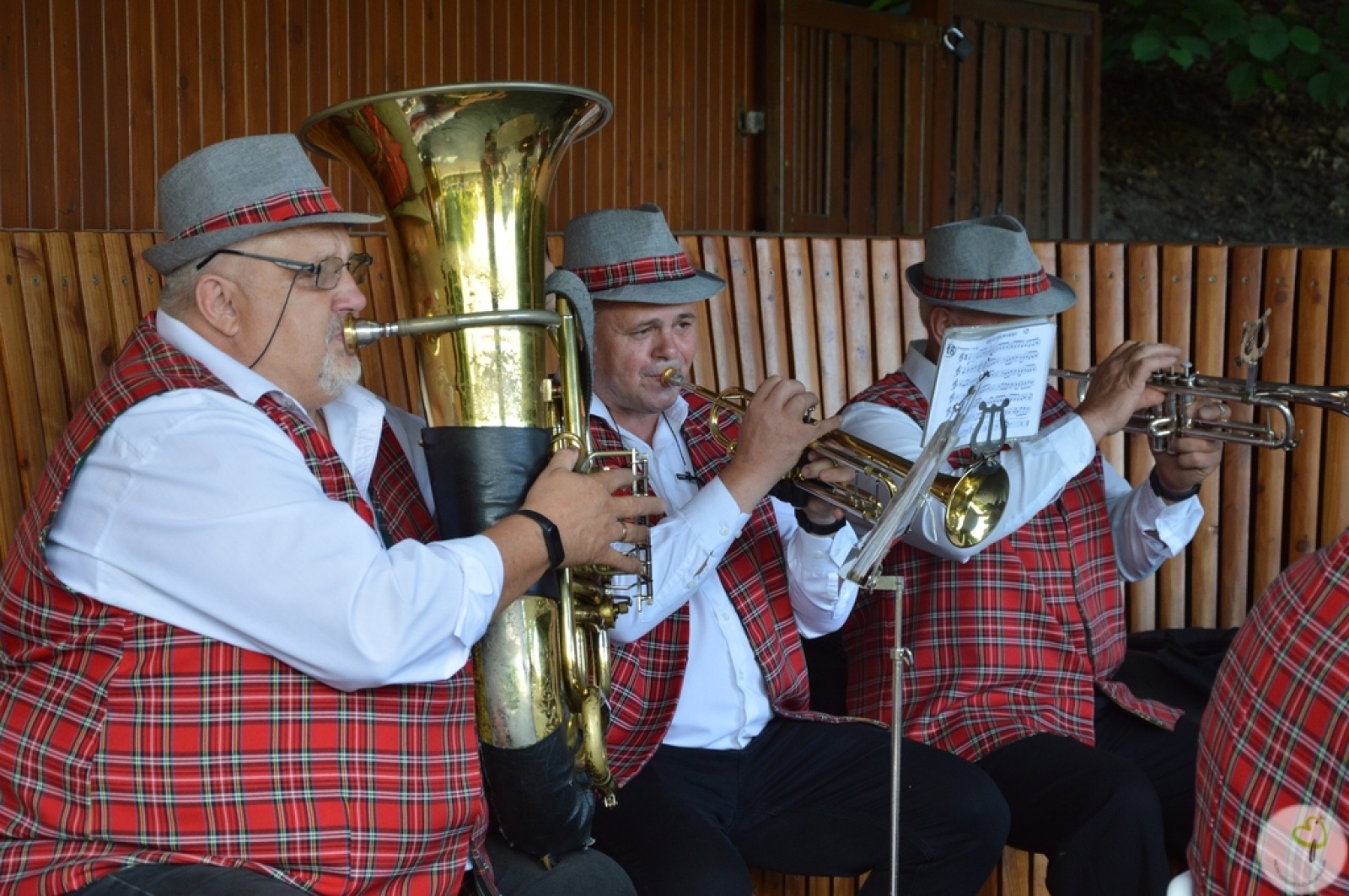 Zdjęcie w galerii na portalu naszwodzislaw.com: Kapela Ujki zagrała na tężniograniu w Radlinie [FOTO] wiadomości z regionu