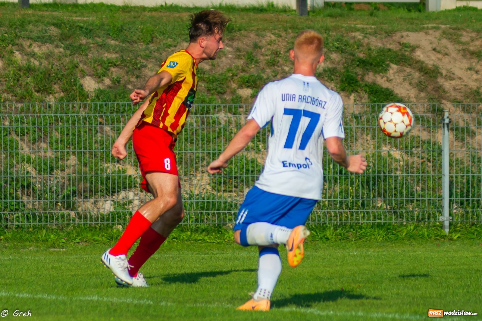 Zdjęcie w galerii na portalu naszwodzislaw.com: Płomień z Połomi pochłonął Unię Racibórz [FOTO] wiadomości z regionu