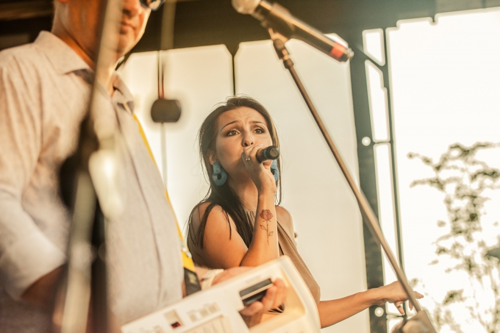 Zdjęcie w galerii na portalu naszwodzislaw.com: Golden Mix i Flipper Duo w ramach Letniego Muzykowania [FOTO] wiadomości z regionu