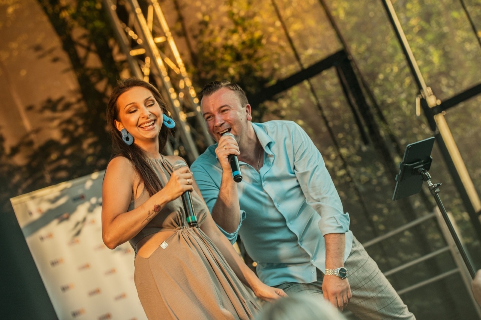 Zdjęcie w galerii na portalu naszwodzislaw.com: Golden Mix i Flipper Duo w ramach Letniego Muzykowania [FOTO] wiadomości z regionu