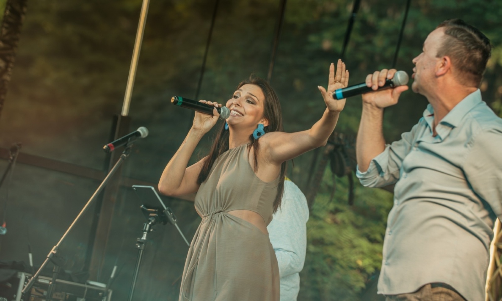 Zdjęcie w galerii na portalu naszwodzislaw.com: Golden Mix i Flipper Duo w ramach Letniego Muzykowania [FOTO] wiadomości z regionu