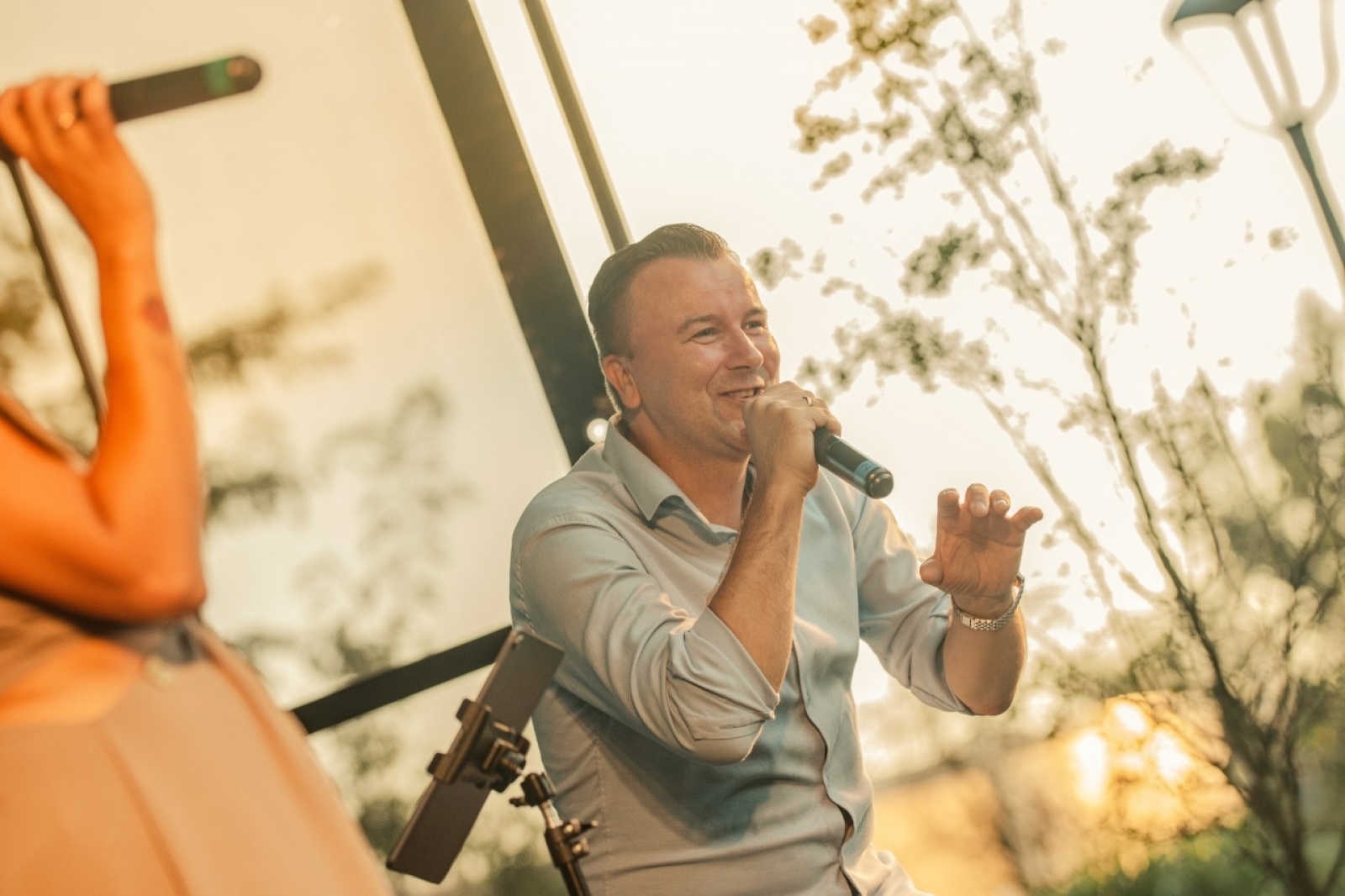 Zdjęcie w galerii na portalu naszwodzislaw.com: Golden Mix i Flipper Duo w ramach Letniego Muzykowania [FOTO] wiadomości z regionu