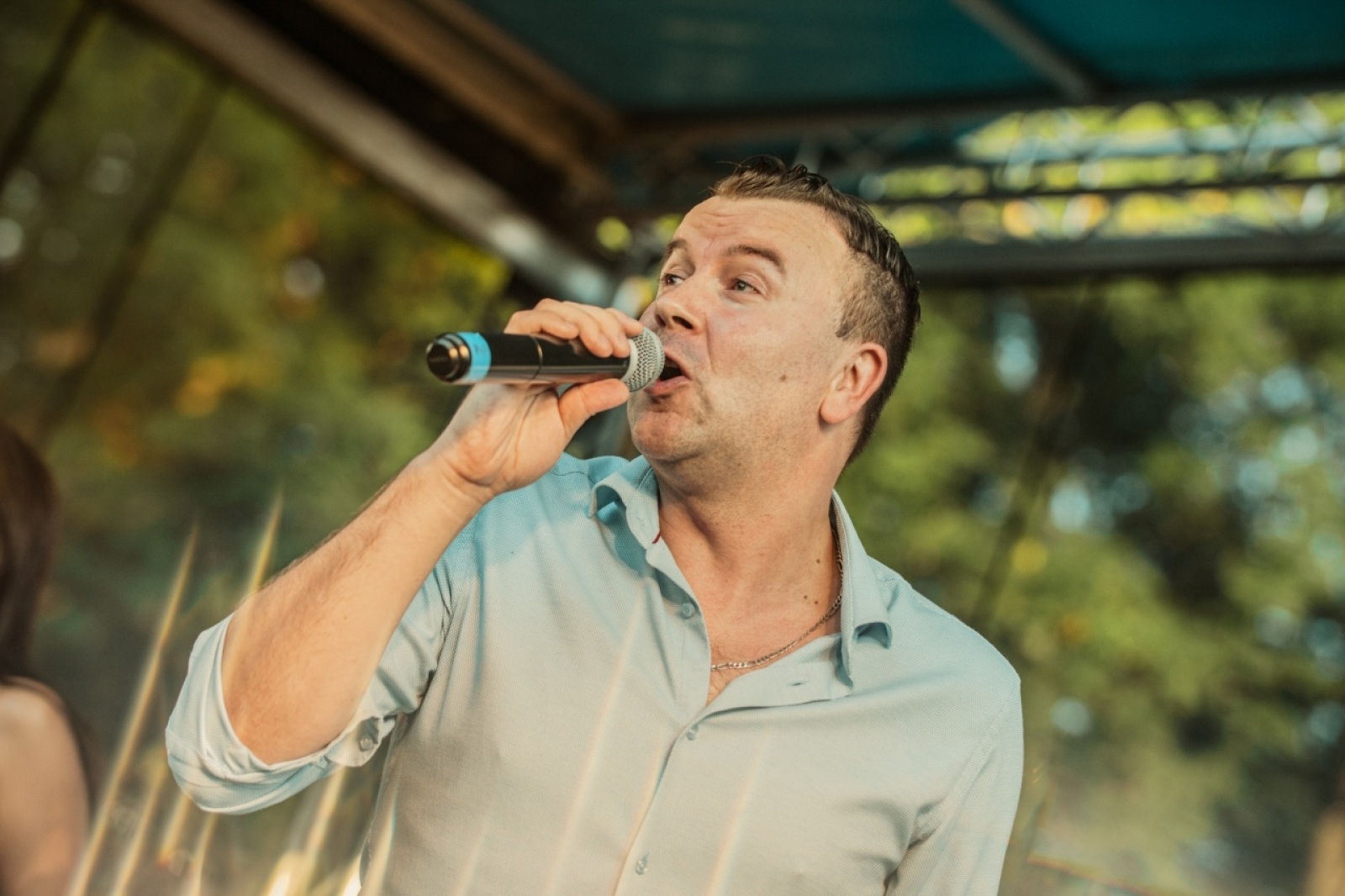 Zdjęcie w galerii na portalu naszwodzislaw.com: Golden Mix i Flipper Duo w ramach Letniego Muzykowania [FOTO] wiadomości z regionu