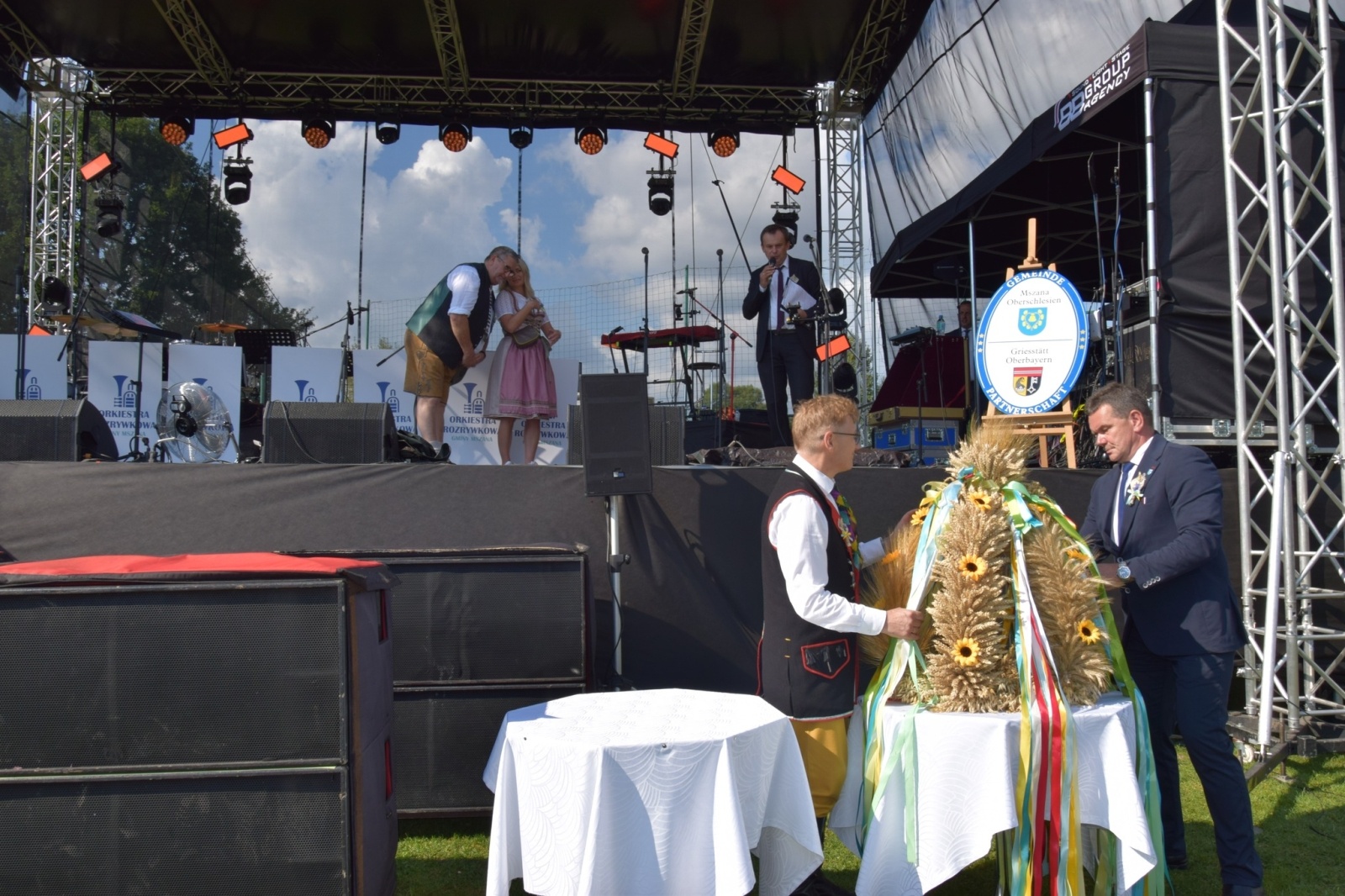 Zdjęcie w galerii na portalu naszwodzislaw.com: Piękne święto na 50-lecie, czyli dożynki Gminy Mszana 2023 [FOTO] wiadomości z regionu