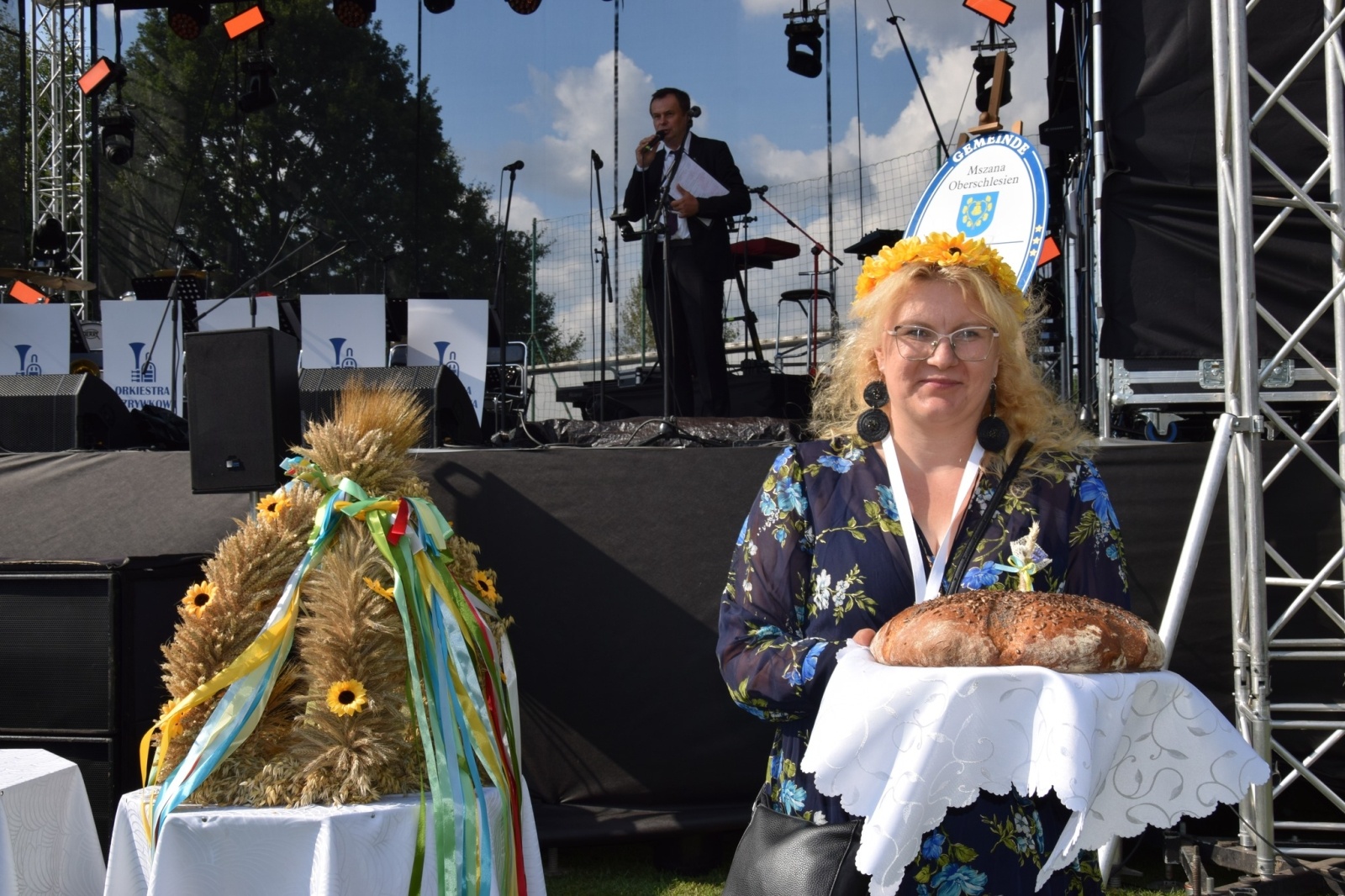 Zdjęcie w galerii na portalu naszwodzislaw.com: Piękne święto na 50-lecie, czyli dożynki Gminy Mszana 2023 [FOTO] wiadomości z regionu