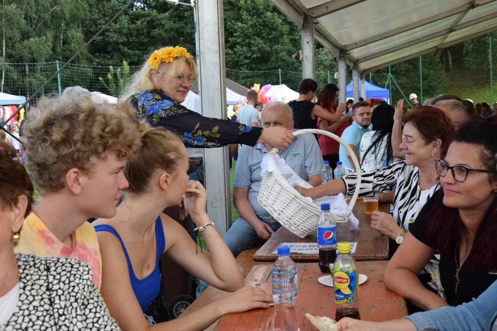 Zdjęcie w galerii na portalu naszwodzislaw.com: Piękne święto na 50-lecie, czyli dożynki Gminy Mszana 2023 [FOTO] wiadomości z regionu