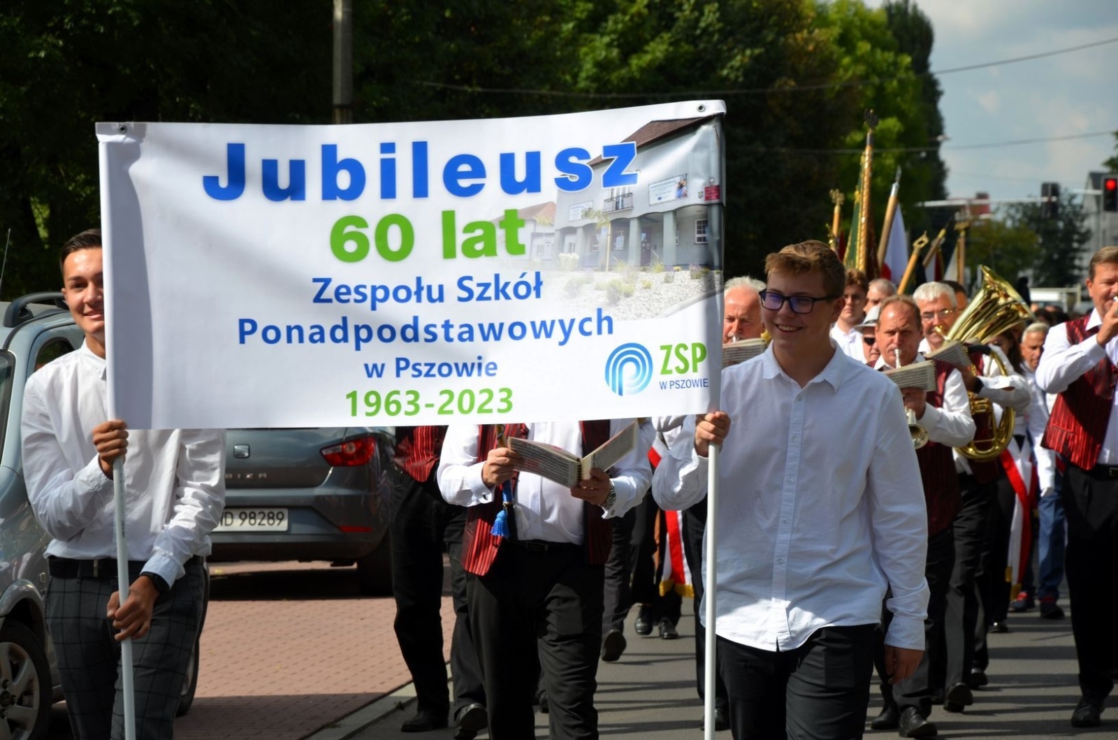 Zdjęcie w galerii na portalu naszwodzislaw.com: Wielkie święto Zespołu Szkół Ponadpodstawowych w Pszowie [FOTO] wiadomości z regionu