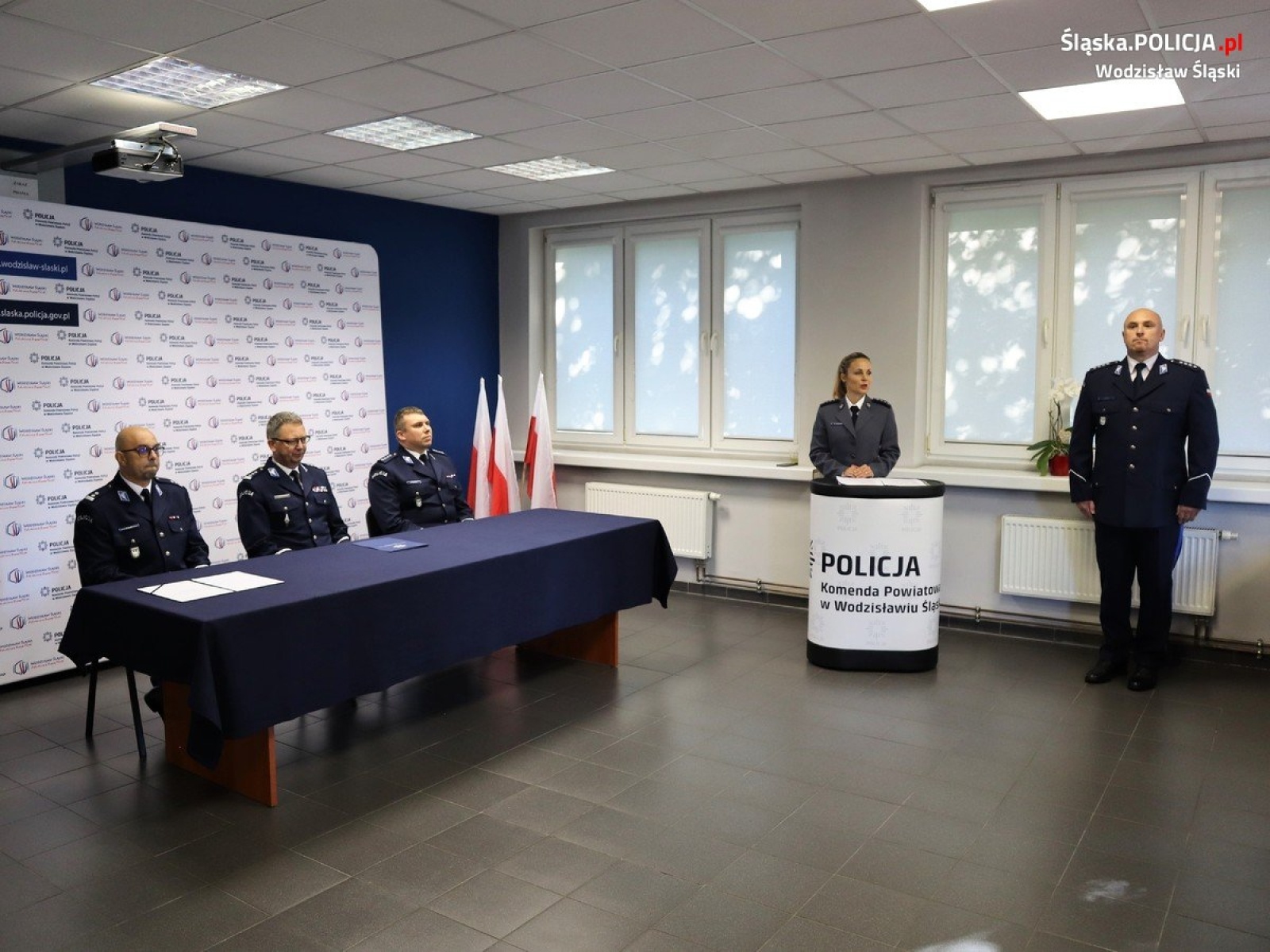 Zdjęcie w galerii na portalu naszwodzislaw.com: Policjanci z Wodzisławia Śląskiego mają nowego szefa wiadomości z regionu