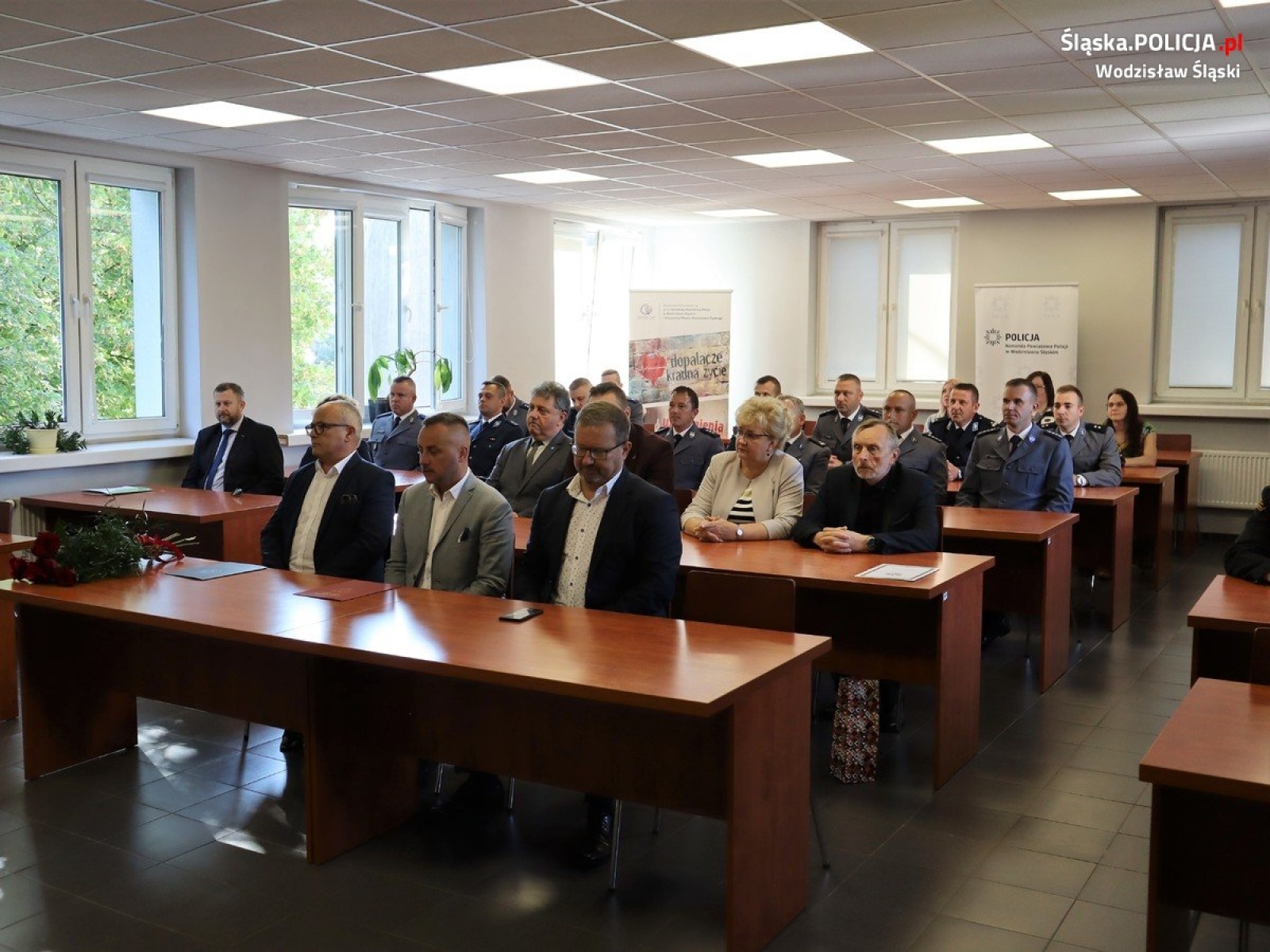 Zdjęcie w galerii na portalu naszwodzislaw.com: Policjanci z Wodzisławia Śląskiego mają nowego szefa wiadomości z regionu