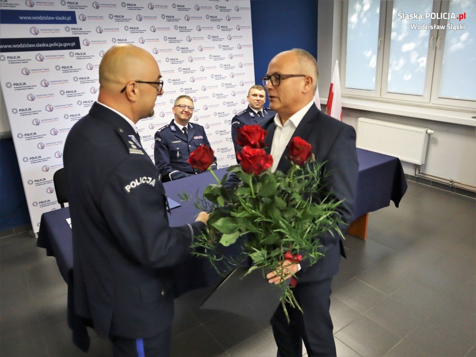 Zdjęcie w galerii na portalu naszwodzislaw.com: Policjanci z Wodzisławia Śląskiego mają nowego szefa wiadomości z regionu