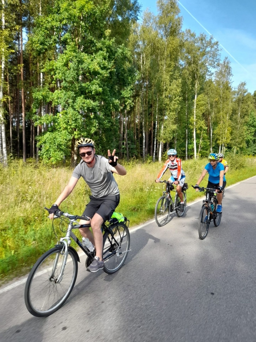 Zdjęcie w galerii na portalu naszwodzislaw.com: Cykliści z powiatu wodzisławskiego na rajdzie rowerowym w powiecie tczewskim wiadomości z regionu