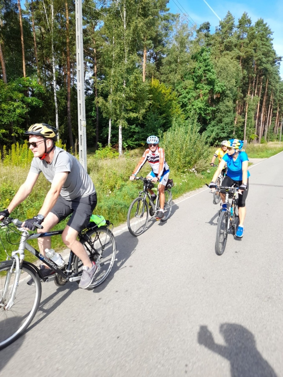 Zdjęcie w galerii na portalu naszwodzislaw.com: Cykliści z powiatu wodzisławskiego na rajdzie rowerowym w powiecie tczewskim wiadomości z regionu