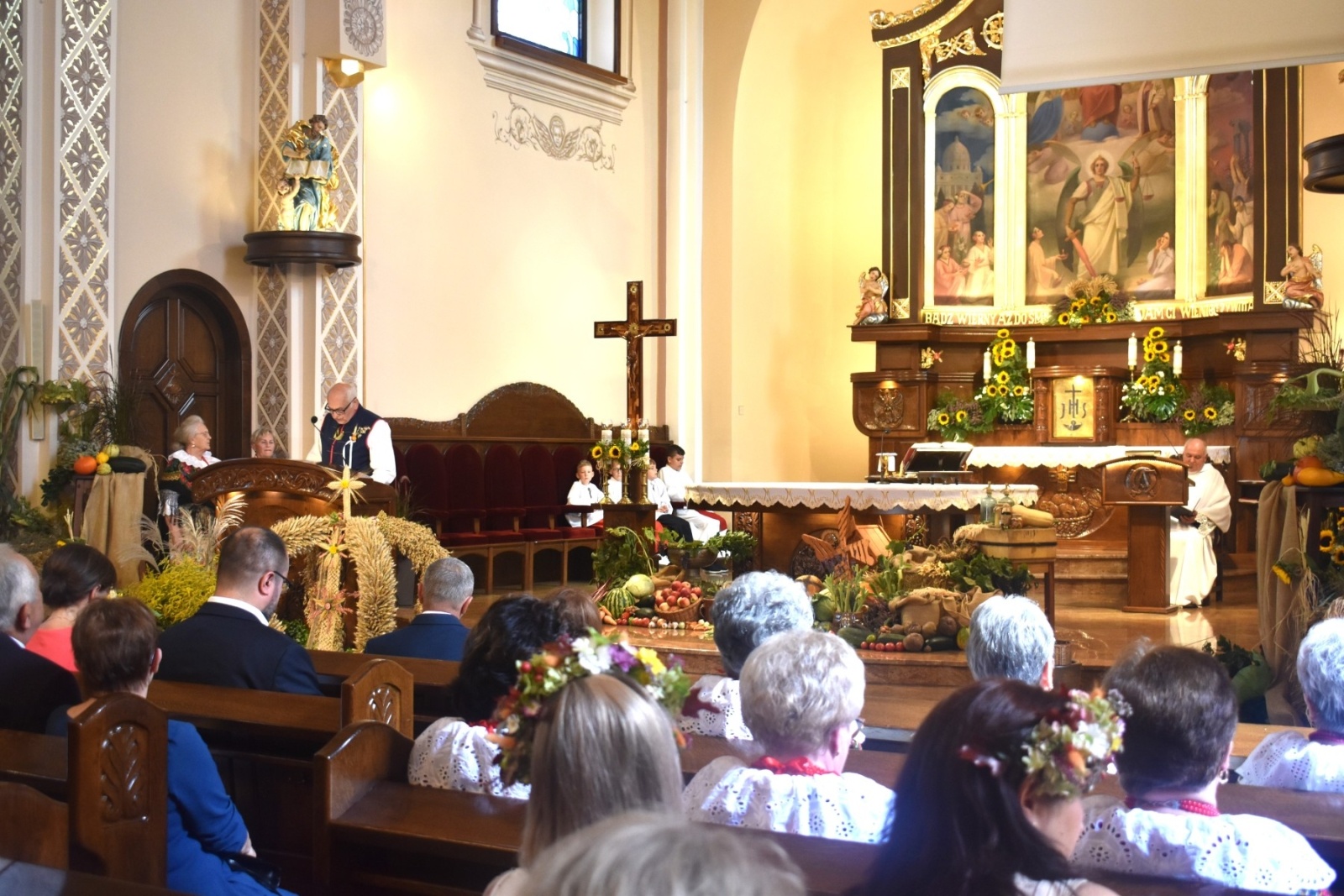 Zdjęcie w galerii na portalu naszwodzislaw.com: Gmina Godów podziękowała za plony w Skrzyszowie [FOTO] wiadomości z regionu