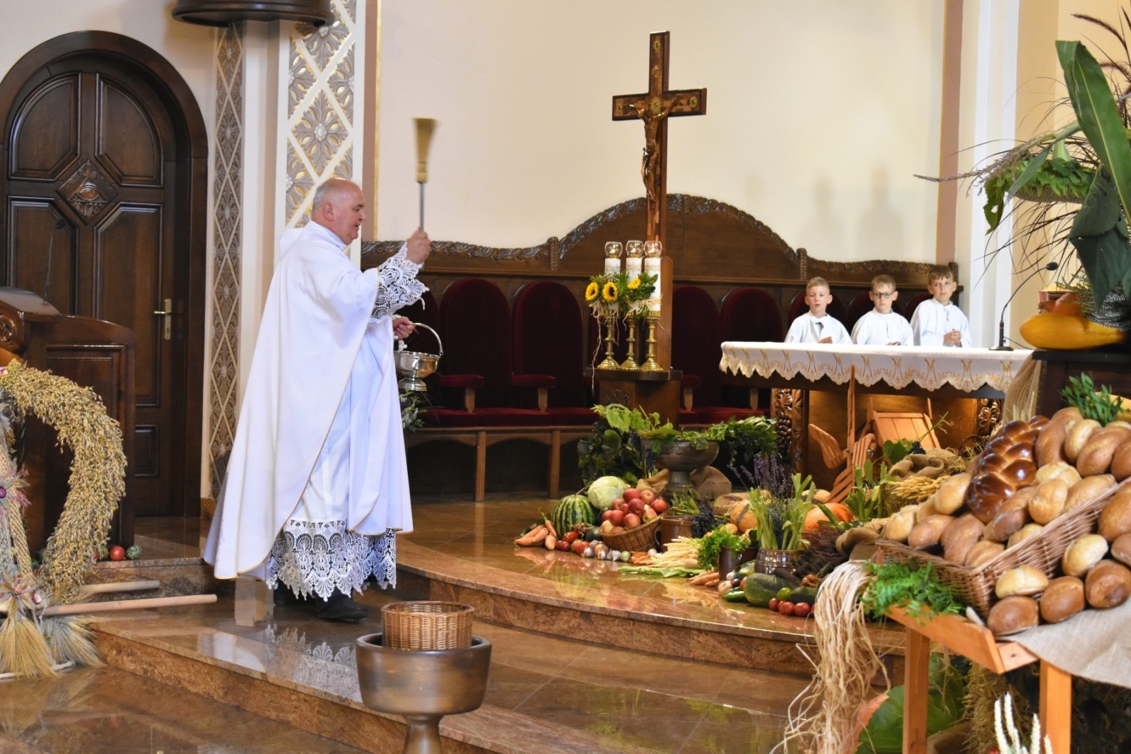 Zdjęcie w galerii na portalu naszwodzislaw.com: Gmina Godów podziękowała za plony w Skrzyszowie [FOTO] wiadomości z regionu