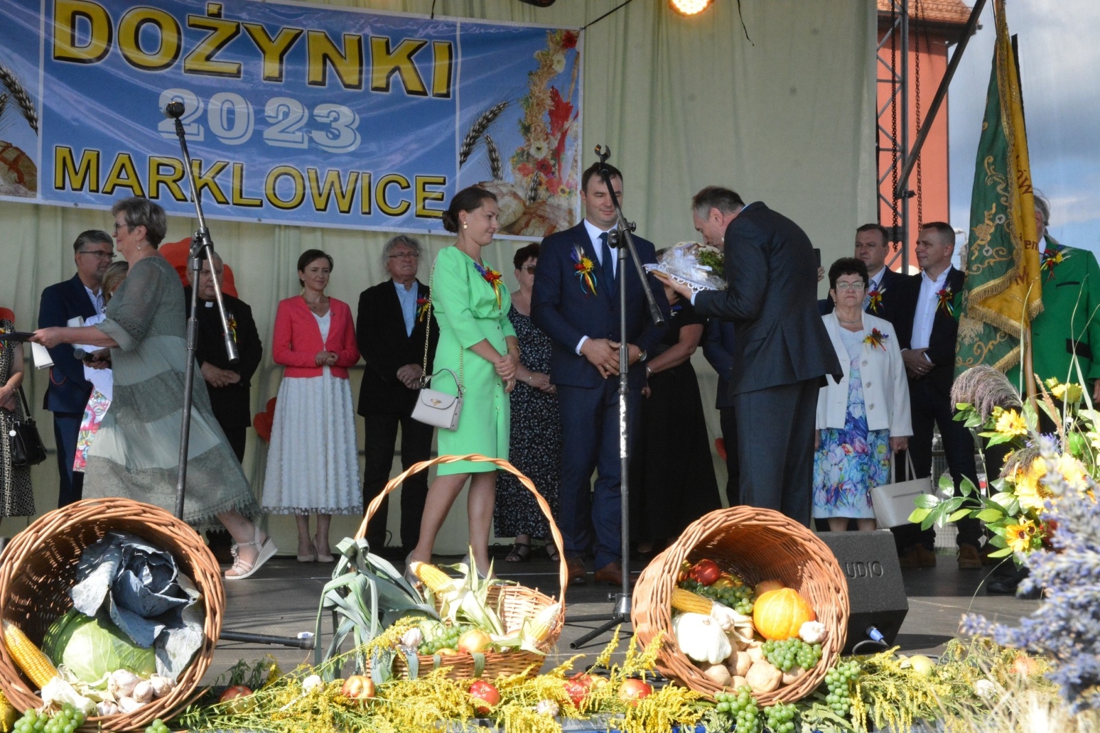 Zdjęcie w galerii na portalu naszwodzislaw.com: Dożynki Gminy Marklowice za nami [FOTO] wiadomości z regionu