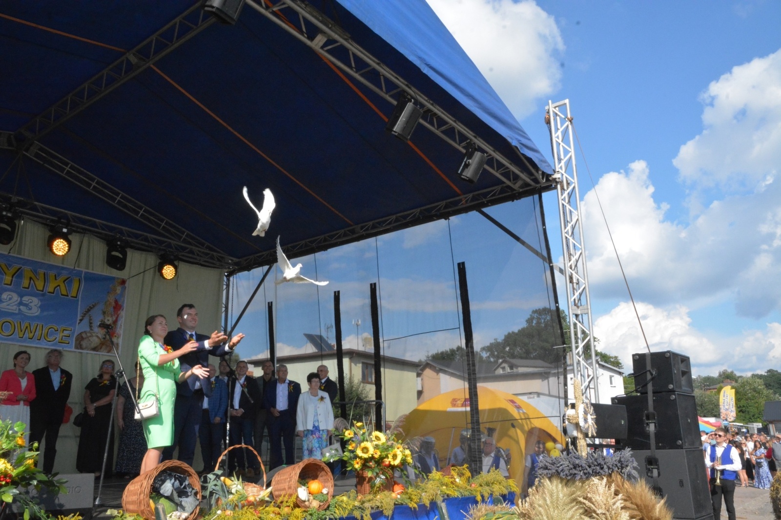 Zdjęcie w galerii na portalu naszwodzislaw.com: Dożynki Gminy Marklowice za nami [FOTO] wiadomości z regionu