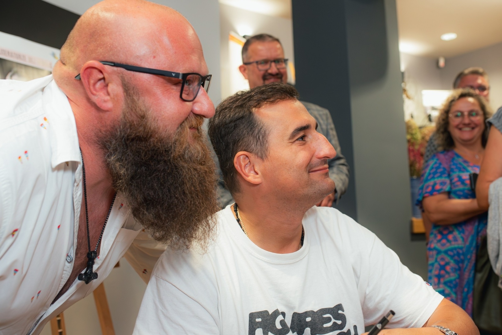 Zdjęcie w galerii na portalu naszwodzislaw.com: Michał Misiek Koterski odwiedził Gminę Godów [FOTO] wiadomości z regionu