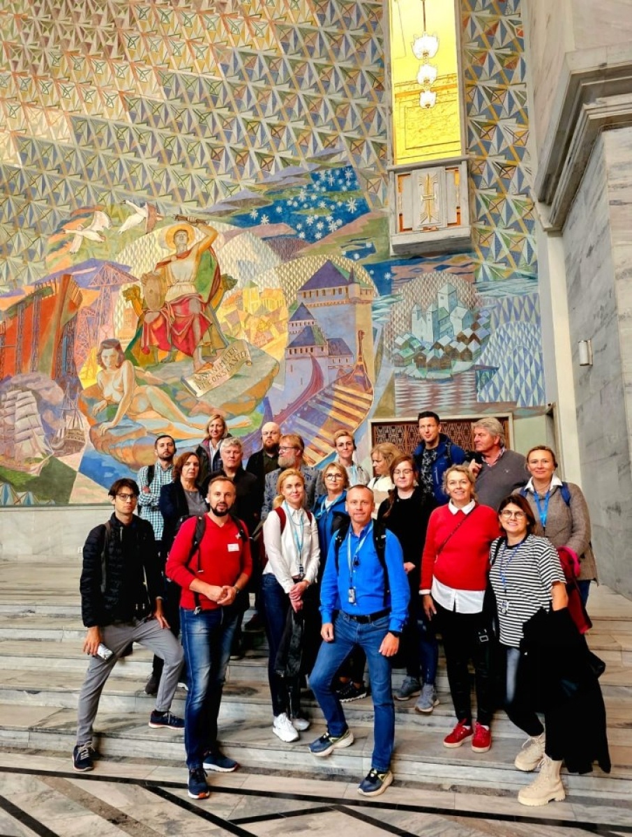 Zdjęcie w galerii na portalu naszwodzislaw.com: Partycypacja społeczna. Urzędnicy z Rydułtów z wizytą w Norwegii [FOTO] wiadomości z regionu