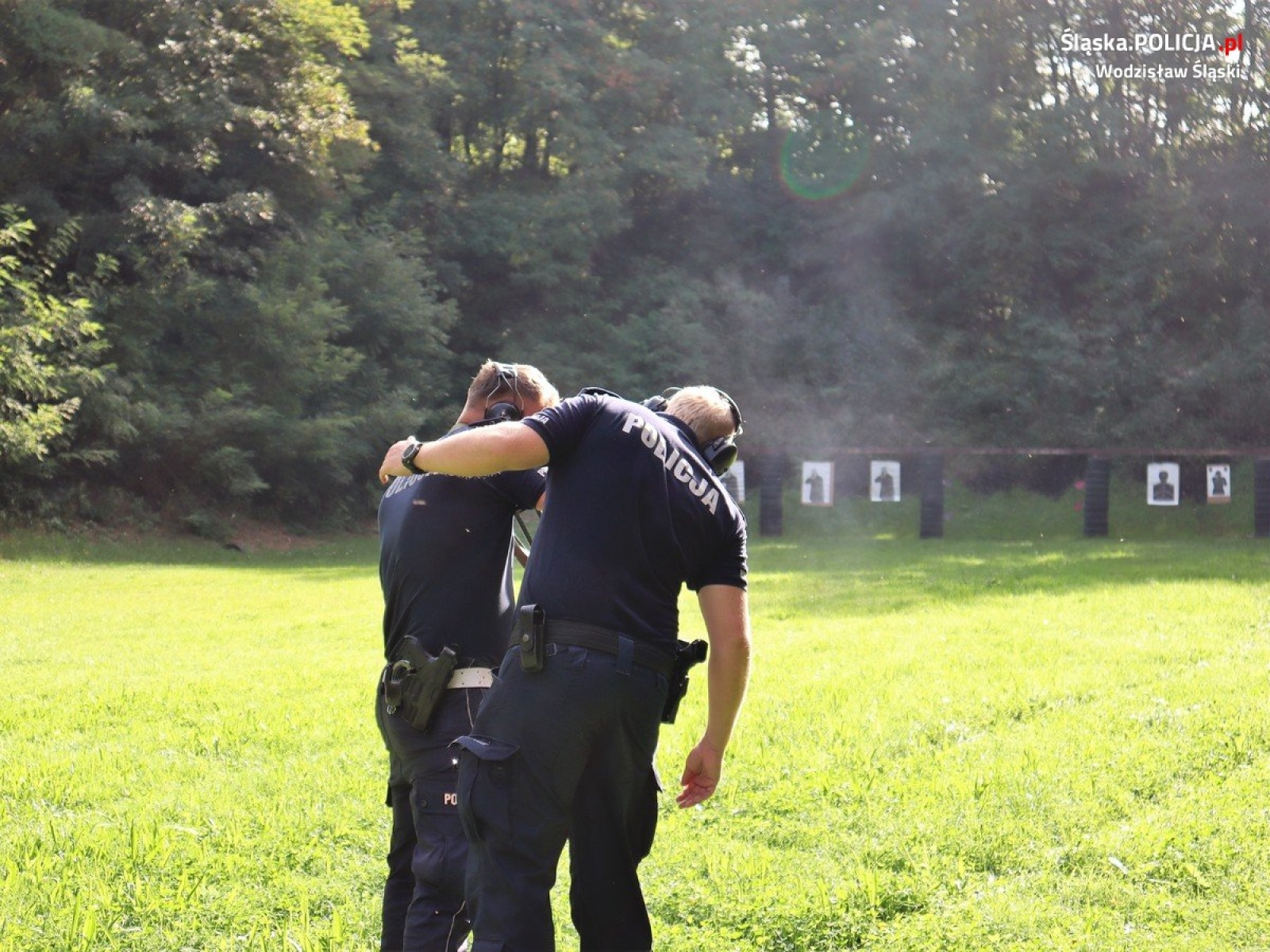 Zdjęcie w galerii na portalu naszwodzislaw.com: Wodzisławscy mundurowi ćwiczyli swą celność wiadomości z regionu