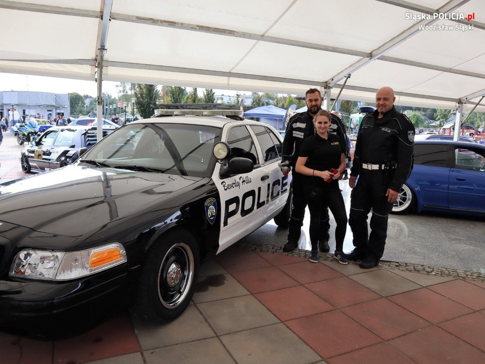 Zdjęcie w galerii na portalu naszwodzislaw.com: Zakończenie sezonu na Słonecznej Wyspie. Policjanci zachęcali do korzystania z odblasków  wiadomości z regionu