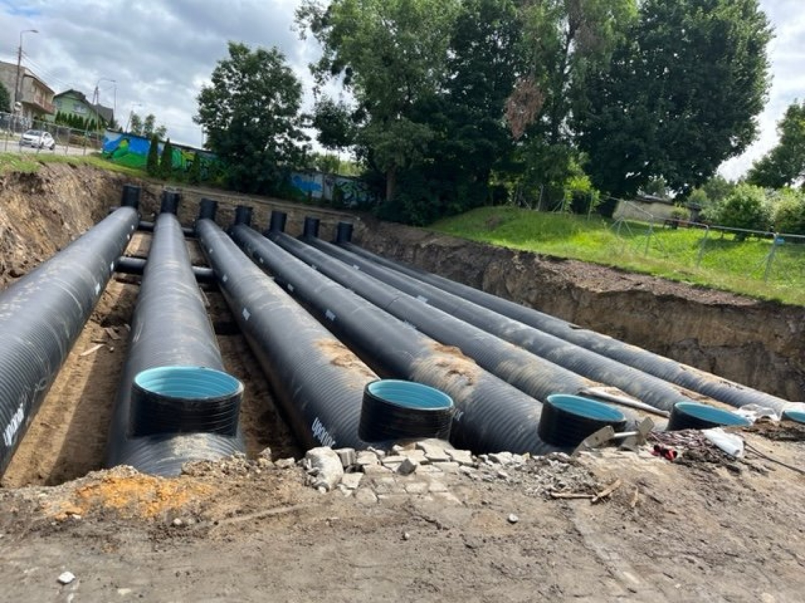 Zdjęcie w galerii na portalu naszwodzislaw.com: Jak przebiegają prace na ul. Fryderyka Chopina w Rydułtowach? wiadomości z regionu