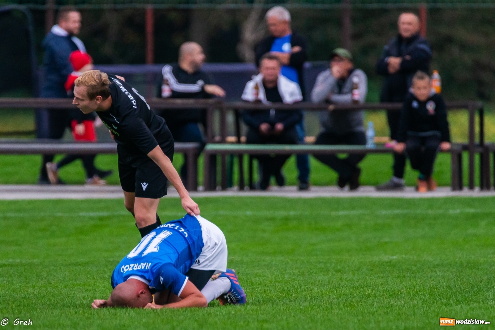 Zdjęcie w galerii na portalu naszwodzislaw.com: Klasa okręgowa. Naprzód Czyżowice bez punktów w Krzyżanowicach [FOTO] wiadomości z regionu