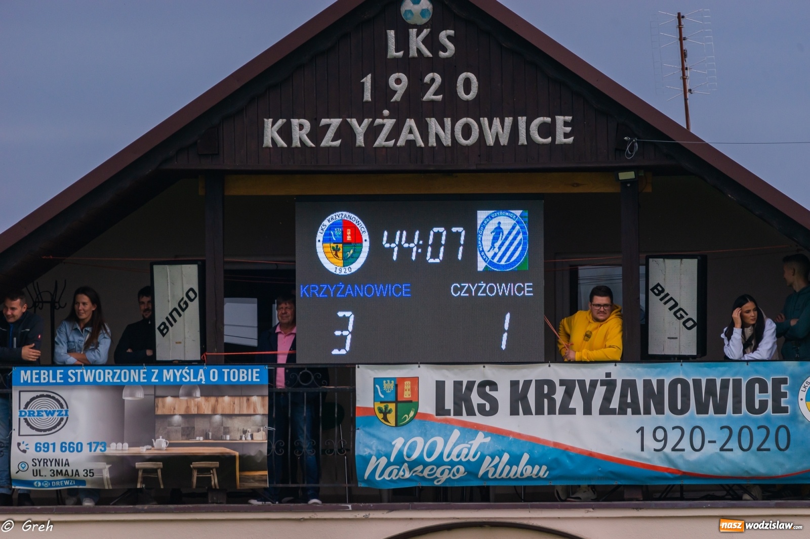 Zdjęcie w galerii na portalu naszwodzislaw.com: Klasa okręgowa. Naprzód Czyżowice bez punktów w Krzyżanowicach [FOTO] wiadomości z regionu