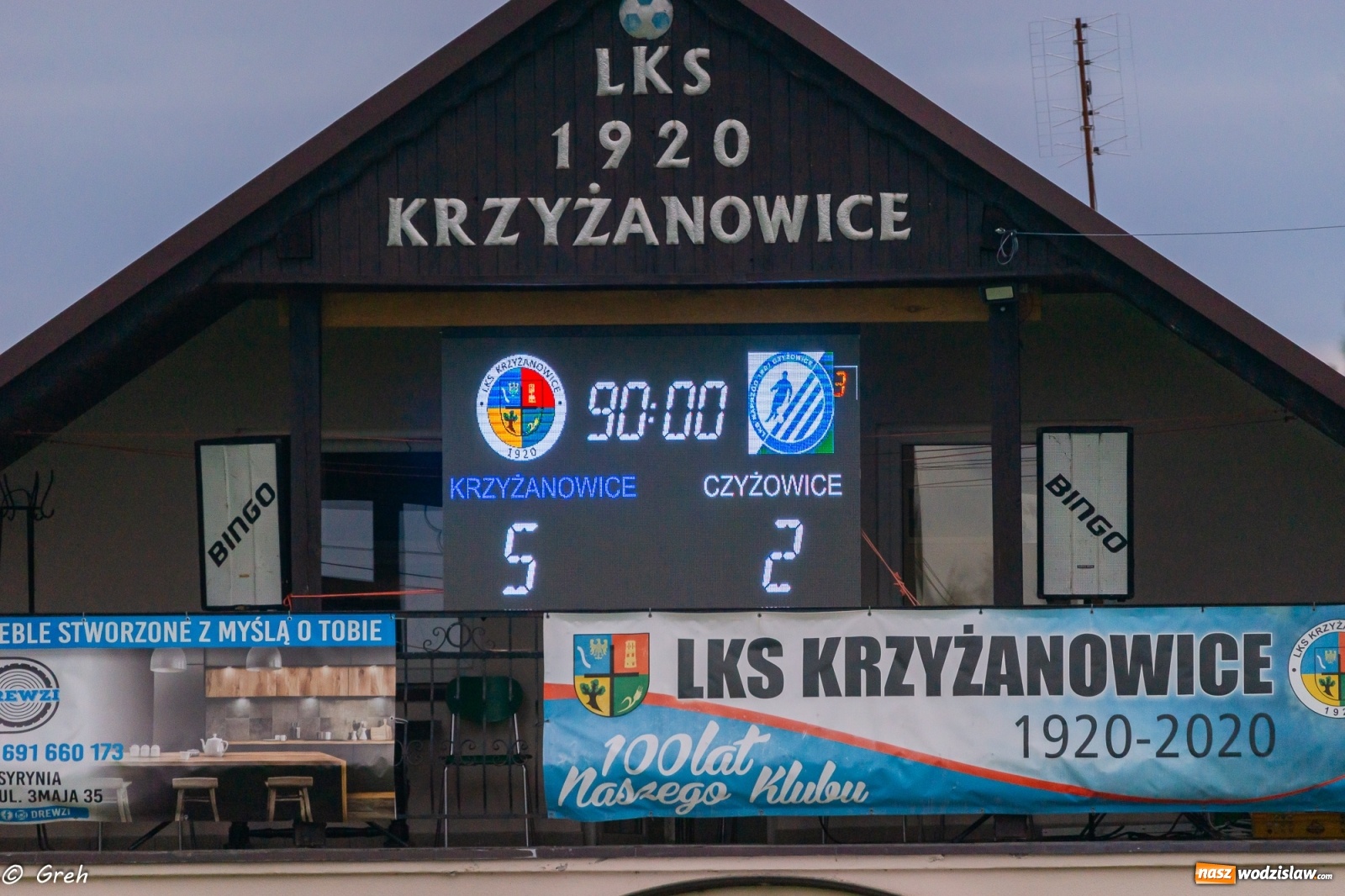 Zdjęcie w galerii na portalu naszwodzislaw.com: Klasa okręgowa. Naprzód Czyżowice bez punktów w Krzyżanowicach [FOTO] wiadomości z regionu