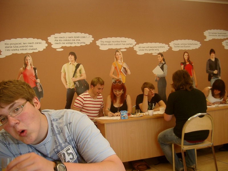 Zdjęcie w galerii na portalu naszwodzislaw.com: Goście II LO oczarowani Wisłą i Małyszem wiadomości z regionu