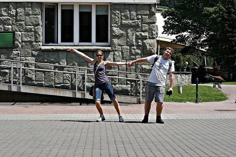 Zdjęcie w galerii na portalu naszwodzislaw.com: Goście II LO oczarowani Wisłą i Małyszem wiadomości z regionu