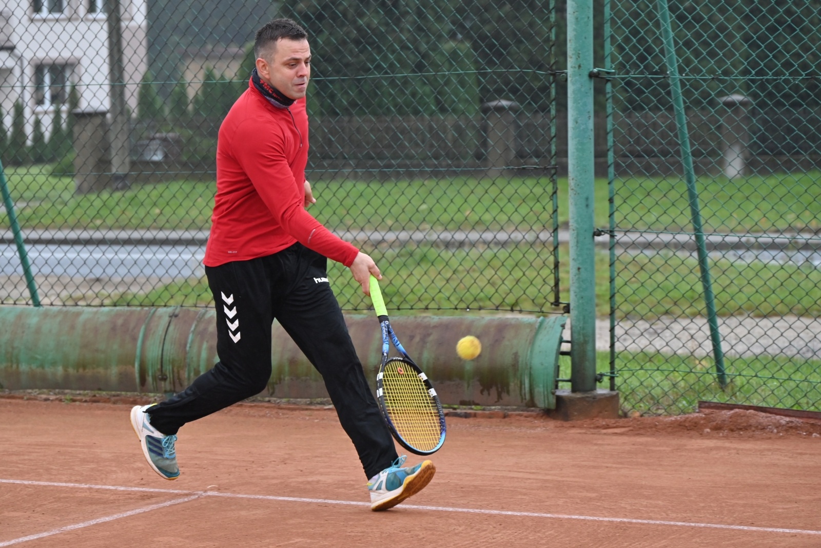 Zdjęcie w galerii na portalu naszwodzislaw.com: Tenis ziemny. Strażacy rywalizowali o puchar komendanta wojewódzkiego wiadomości z regionu