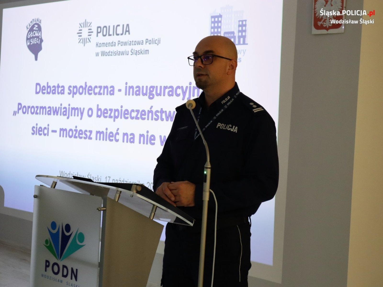 Zdjęcie w galerii na portalu naszwodzislaw.com: Bezpieczeństwo w cyberprzestrzeni. Debata społeczna za nami wiadomości z regionu